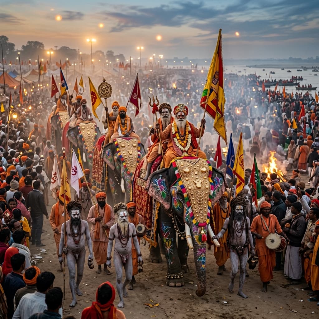 The 13 Akhadas of Kumbh Mela: Shaiva vs Vaishnava