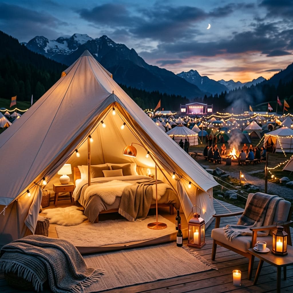 Luxury Swiss Tents & VIP Glamping at Nashik Kumbh Mela 2027