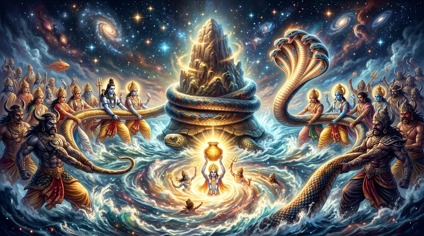 Samudra Manthan: The Mythology Behind Kumbh Mela Explained
